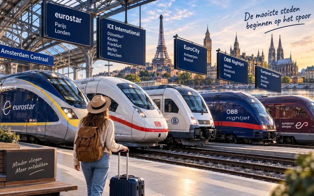 Welke internationale trein brengt je naar jouw bestemming?